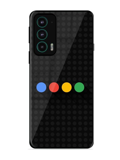 Google Dots Glossy Soft Edge Case for Motorola Moto Edge 20 Chachhi