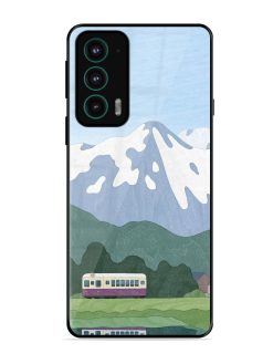 Mountainside Reflections Glossy Soft Edge Case for Motorola Moto Edge 20
