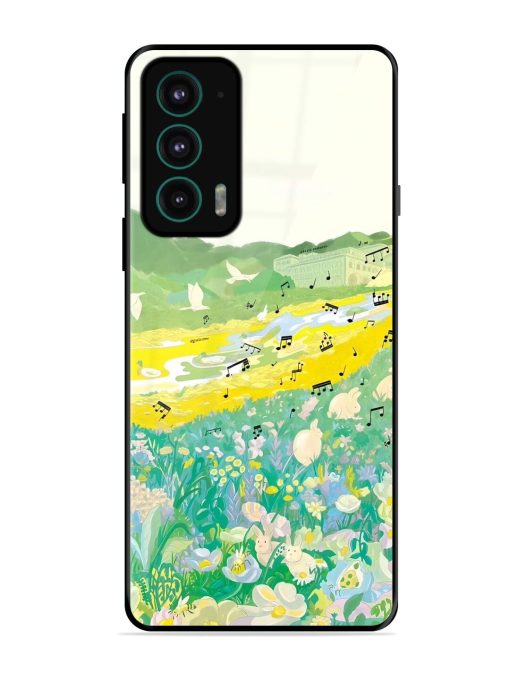 Melody In Bloom Glossy Soft Edge Case for Motorola Moto Edge 20 Chachhi