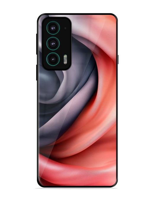 Swirling Silk Glossy Soft Edge Case for Motorola Moto Edge 20