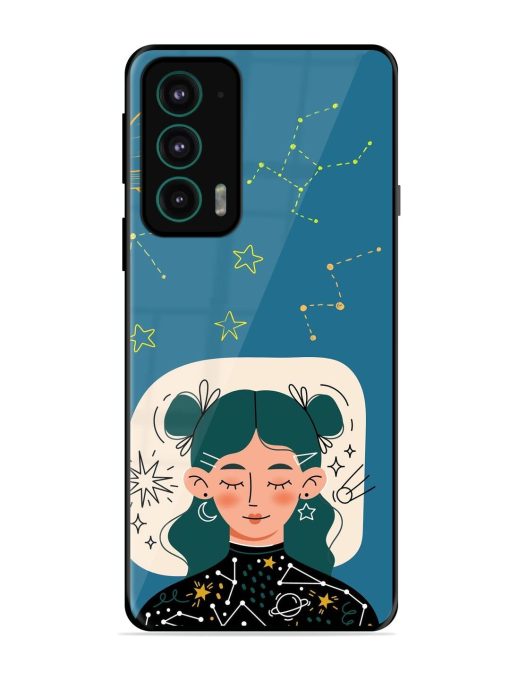 Cosmic Daydreamer Glossy Soft Edge Case for Motorola Moto Edge 20 Chachhi