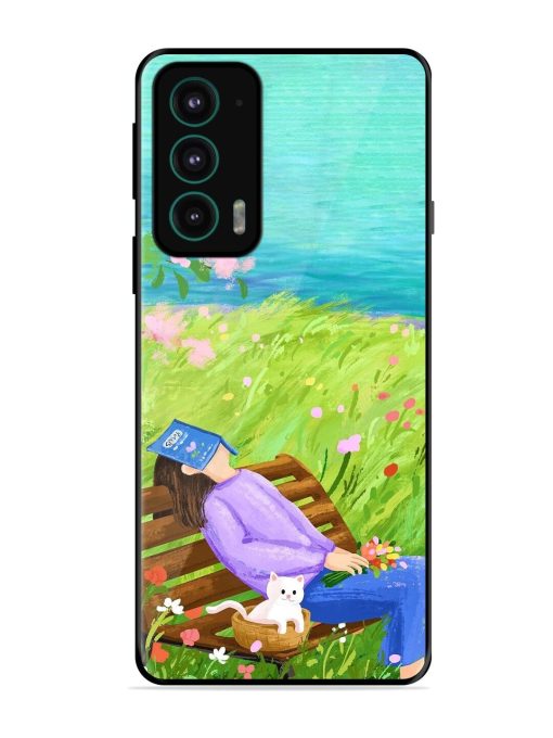 Seat Alone Glossy Soft Edge Case for Motorola Moto Edge 20