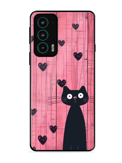 Feline Valentine'S Day Glossy Soft Edge Case for Motorola Moto Edge 20 Chachhi