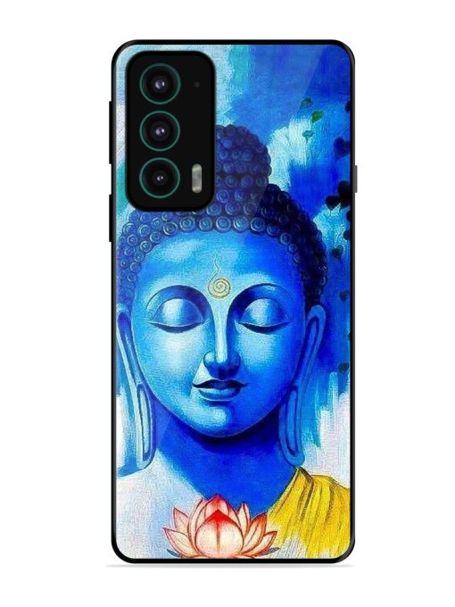 Serene Buddha With Lotus Glossy Soft Edge Case for Motorola Moto Edge 20