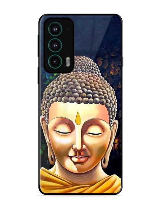 Buddha Face Glossy Soft Edge Case for Motorola Moto Edge 20 Chachhi