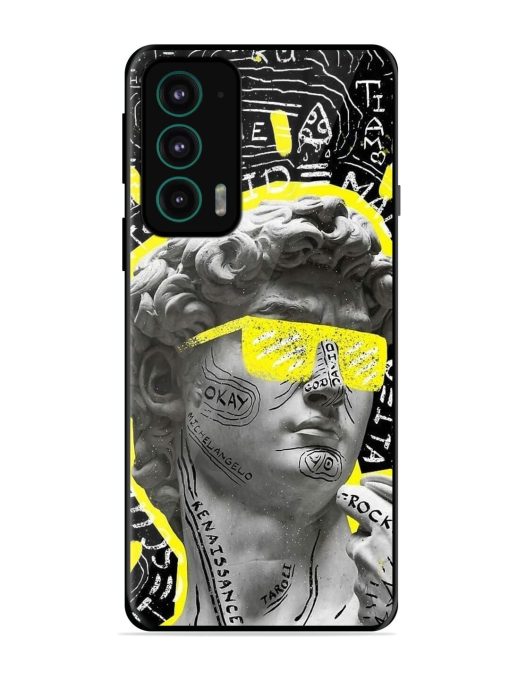 The Renaissance Rockstar Glossy Soft Edge Case for Motorola Moto Edge 20