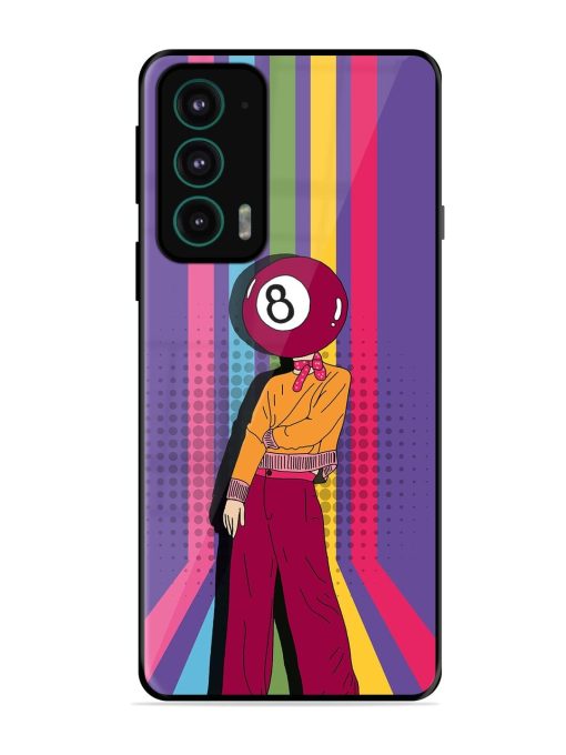 Eight Ball Fashionista Glossy Soft Edge Case for Motorola Moto Edge 20 Chachhi