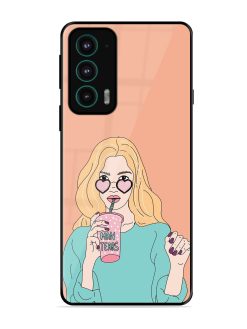 Feminine Power Glossy Soft Edge Case for Motorola Moto Edge 20