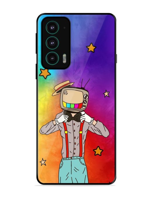 Tv Personality Glossy Soft Edge Case for Motorola Moto Edge 20