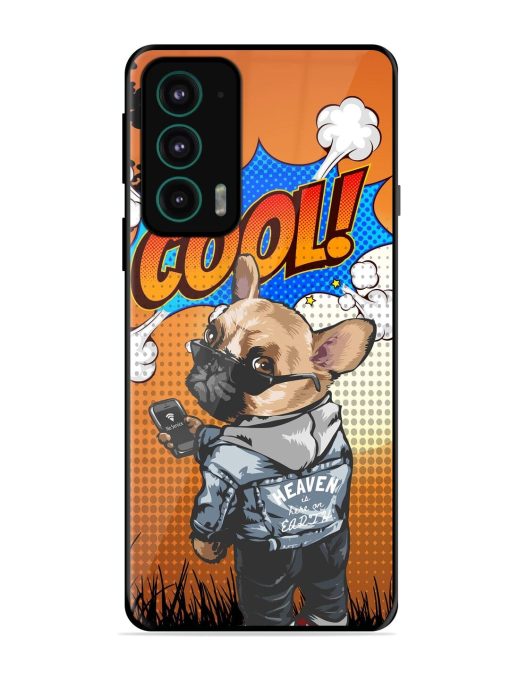 Cool Pup Glossy Soft Edge Case for Motorola Moto Edge 20