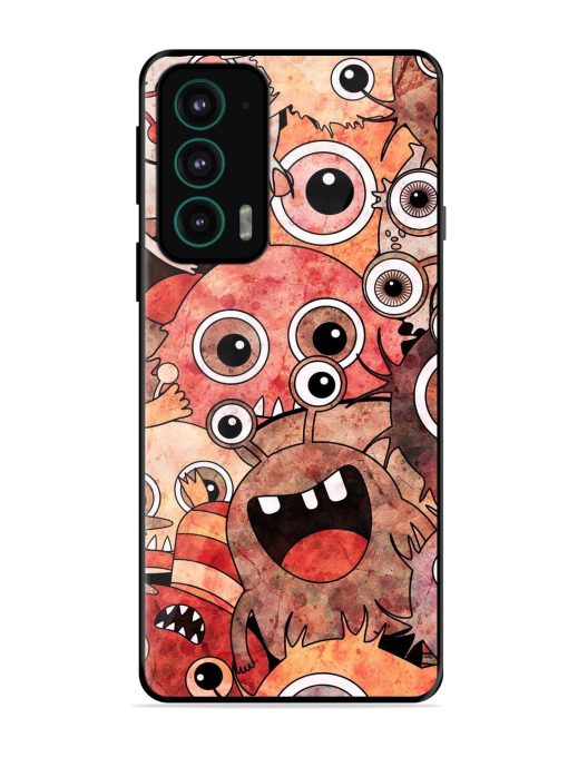 Monster Mash Glossy Soft Edge Case for Motorola Moto Edge 20 Chachhi