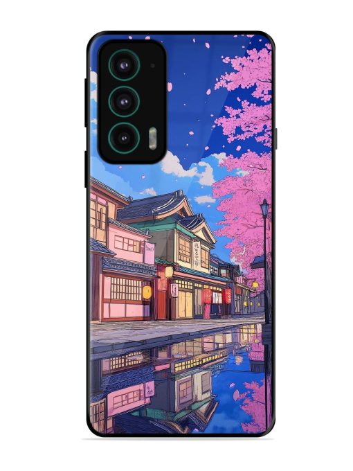 Tranquil Reflections Glossy Soft Edge Case for Motorola Moto Edge 20