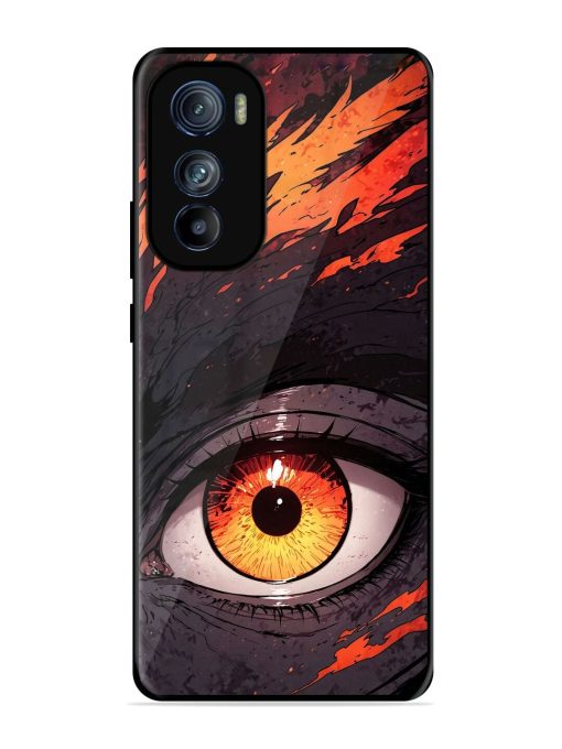 Inferno Gaze Glossy Soft Edge Case for Motorola Moto Edge 30 Chachhi