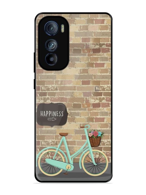 Pedaling Towards Happiness Glossy Soft Edge Case for Motorola Moto Edge 30 Chachhi