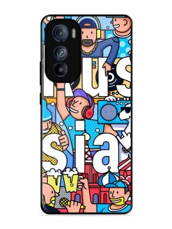 Russian Vibes Glossy Soft Edge Case for Motorola Moto Edge 30