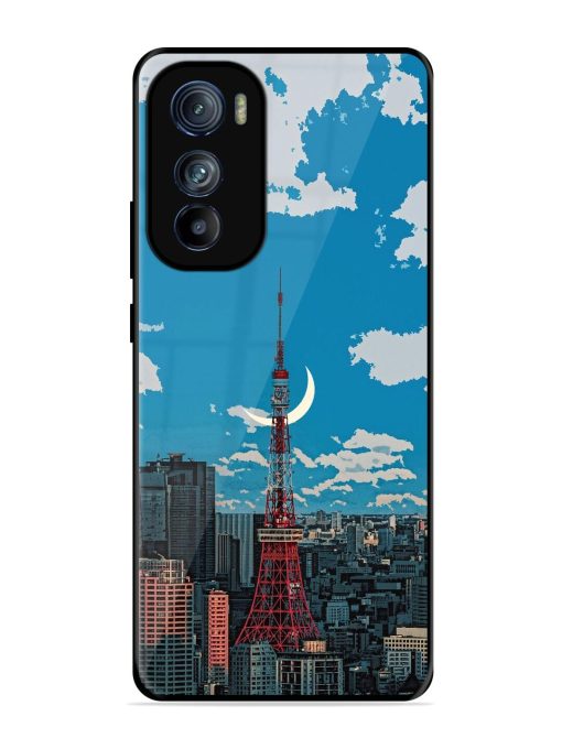 Tokyo Twilight Glossy Soft Edge Case for Motorola Moto Edge 30