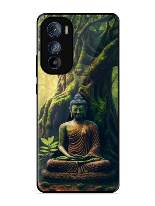 Green Buddha Art Glossy Soft Edge Case for Motorola Moto Edge 30 Chachhi