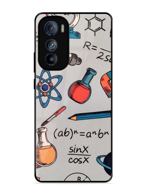 Science Doodle Glossy Soft Edge Case for Motorola Moto Edge 30 Chachhi