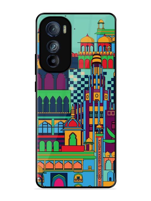 Indian Tapestry Glossy Soft Edge Case for Motorola Moto Edge 30