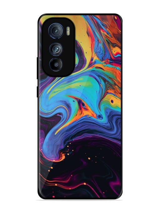 Liquid Dreamscape Glossy Soft Edge Case for Motorola Moto Edge 30
