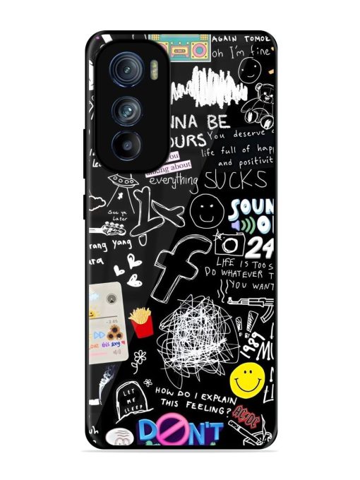 Doodle Diary Glossy Soft Edge Case for Motorola Moto Edge 30 Chachhi