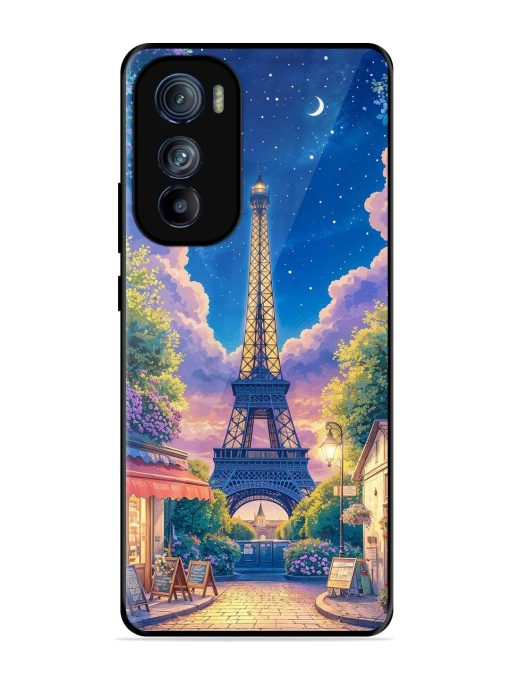 Twilight In Paris Glossy Soft Edge Case for Motorola Moto Edge 30
