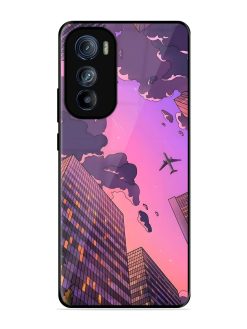 Urban Twilight Glossy Soft Edge Case for Motorola Moto Edge 30