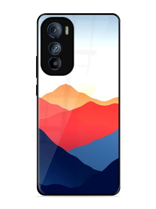 Sunset Peaks Glossy Soft Edge Case for Motorola Moto Edge 30 Chachhi