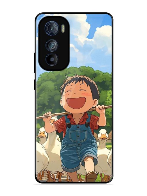 Duck Parade Glossy Soft Edge Case for Motorola Moto Edge 30