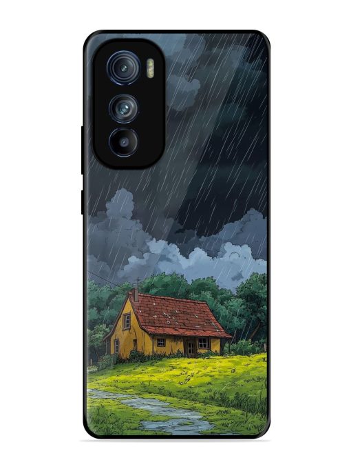 Rainy Day Retreat Glossy Soft Edge Case for Motorola Moto Edge 30