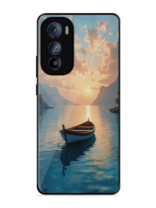 Serene Sunset Glossy Soft Edge Case for Motorola Moto Edge 30