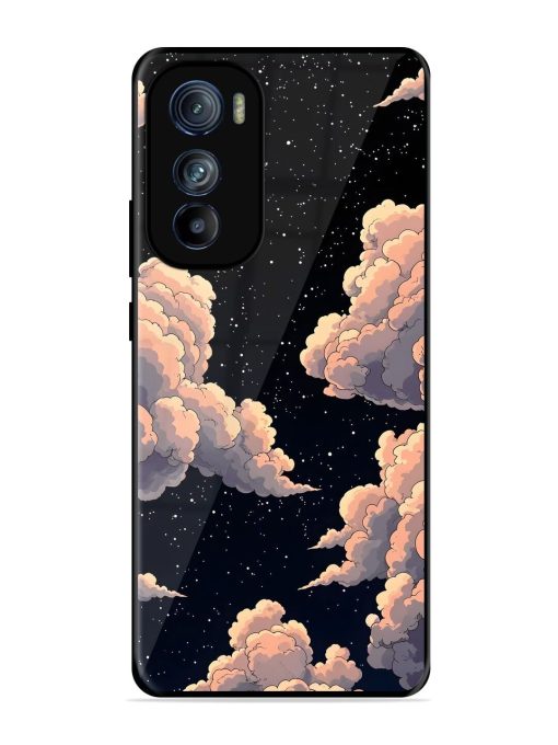Starry Night Dreams Glossy Soft Edge Case for Motorola Moto Edge 30