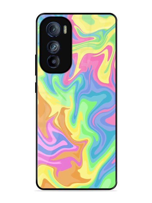 Whimsical Swirl Glossy Soft Edge Case for Motorola Moto Edge 30 Chachhi