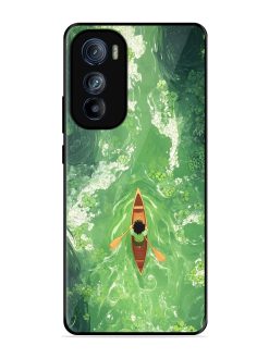 Solitude On The River Glossy Soft Edge Case for Motorola Moto Edge 30