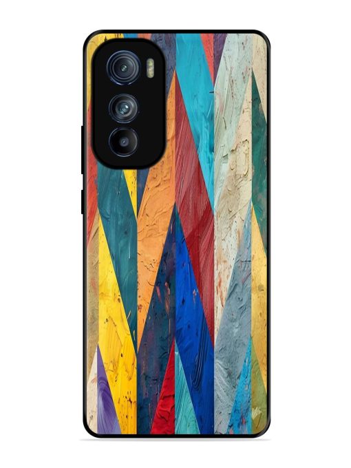 Abstract Tapestry Glossy Soft Edge Case for Motorola Moto Edge 30 Chachhi