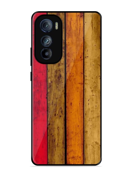 Colorful Woodgrain Glossy Soft Edge Case for Motorola Moto Edge 30 Chachhi