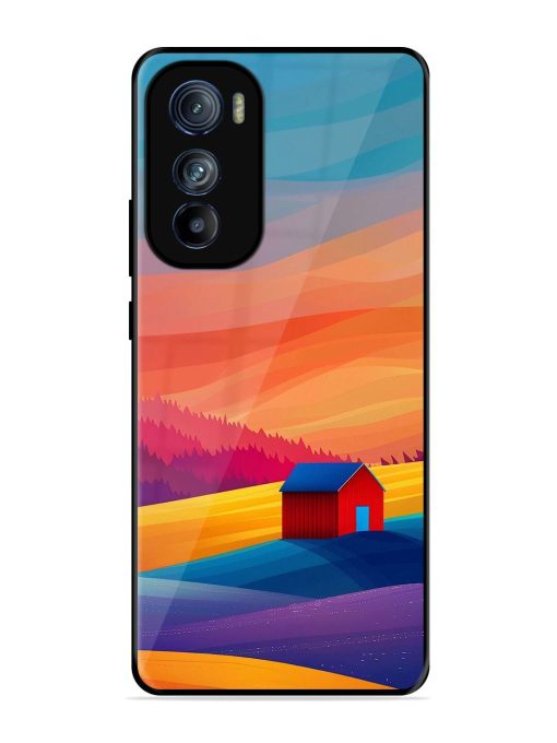 Sunset Solitude Glossy Soft Edge Case for Motorola Moto Edge 30