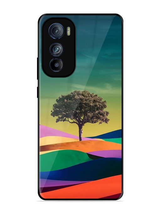 Rainbow'S Lone Sentinel Glossy Soft Edge Case for Motorola Moto Edge 30