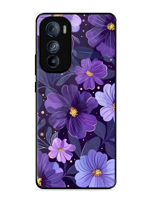 Purple Paradise Glossy Soft Edge Case for Motorola Moto Edge 30