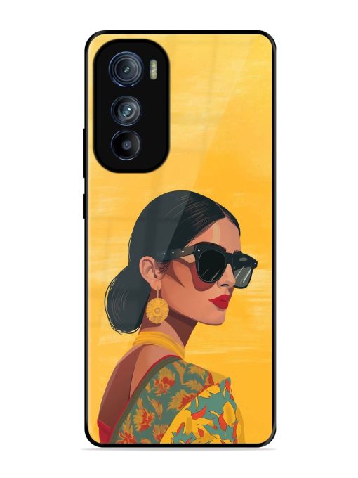Neon Nightscape Glossy Soft Edge Case for Motorola Moto Edge 30