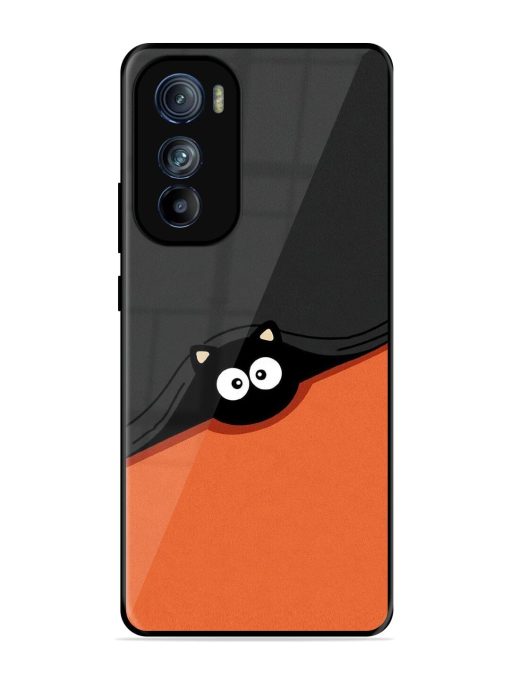 Peek-A-Boo Kitty Glossy Soft Edge Case for Motorola Moto Edge 30