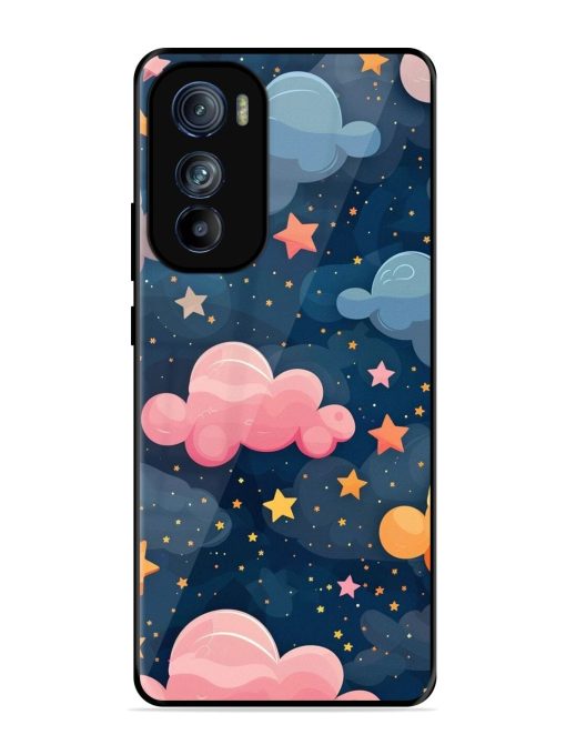 Twinkling Dreams Glossy Soft Edge Case for Motorola Moto Edge 30