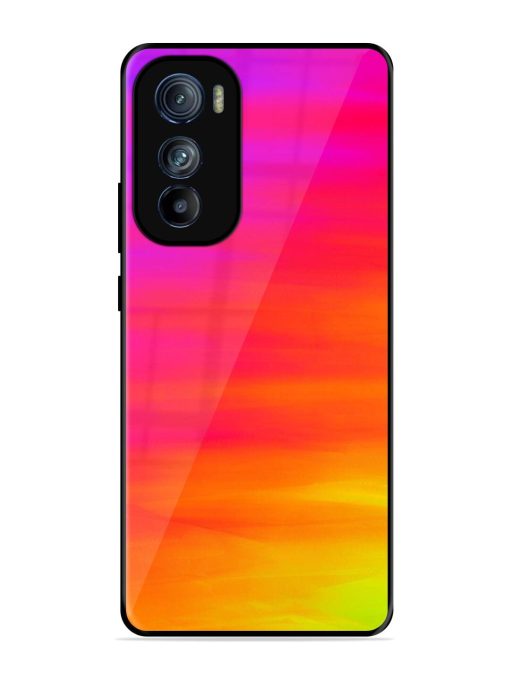 Neon Horizon Glossy Soft Edge Case for Motorola Moto Edge 30