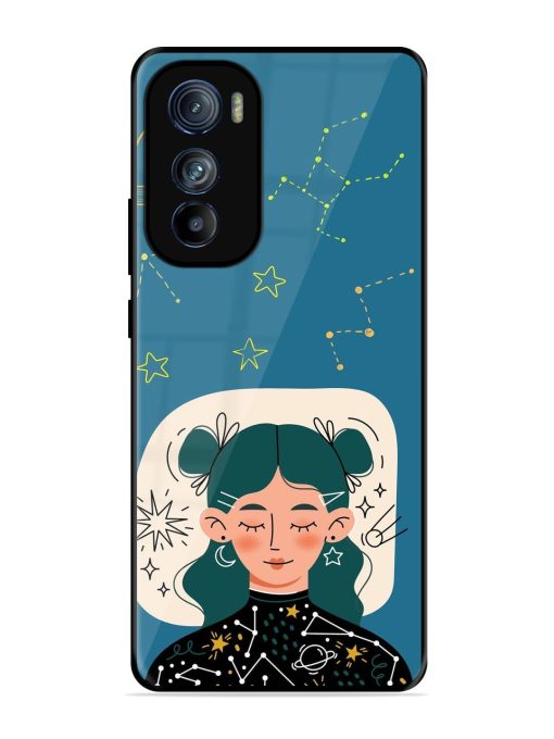 Cosmic Daydreamer Glossy Soft Edge Case for Motorola Moto Edge 30 Chachhi