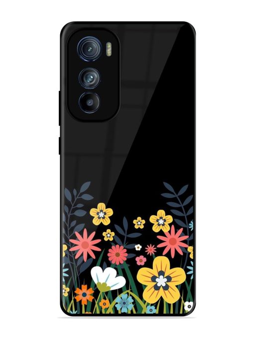 Floral Night Sky Glossy Soft Edge Case for Motorola Moto Edge 30 Chachhi