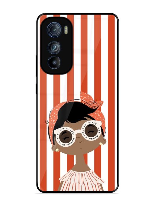 Girls Just Wanna Have Fun Glossy Soft Edge Case for Motorola Moto Edge 30 Chachhi