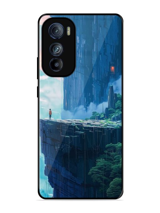 Solitude In The Sky Glossy Soft Edge Case for Motorola Moto Edge 30 Chachhi