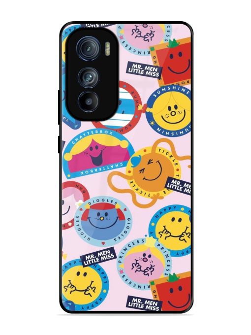 Whimsical Mr. Men & Little Miss Glossy Soft Edge Case for Motorola Moto Edge 30 Chachhi