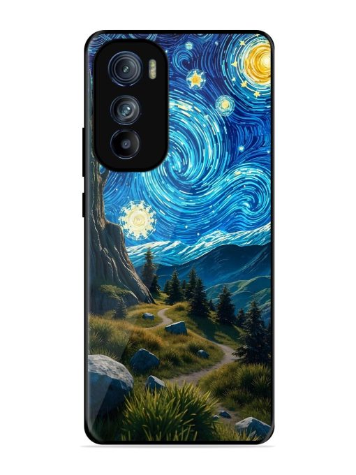 Starry Night In The Shire Glossy Soft Edge Case for Motorola Moto Edge 30
