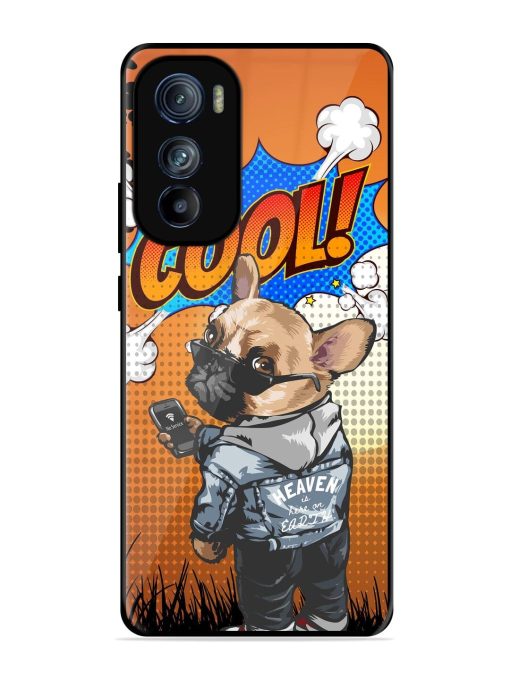 Cool Pup Glossy Soft Edge Case for Motorola Moto Edge 30 Chachhi